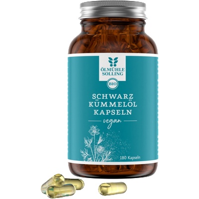 Ölmühle Solling Био масло от черен кимион 500 мг - 180 капсули
