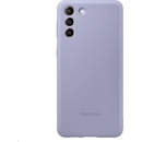 Pouzdra a kryty na mobilní telefony Samsung Silicone Cover Galaxy S21+ 5G fialová EF-PG996TVEGWW