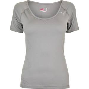 PUMA Дамска тениска Puma Graphic Ss Tee Womens - Grey