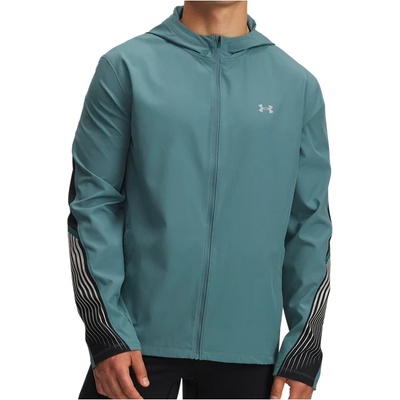Under Armour Мъжко яке за бягане Under armour Velociti Storm Hooded Jacket Running jacket - Jasper Blue / Black (028-0759-0211)