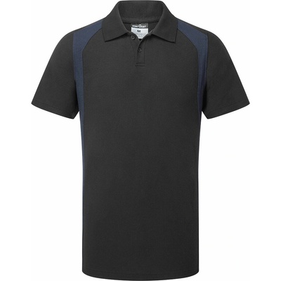 Portwest WX2 CD812 ECO Pánska polokošeľa s krátkym rukávom čierna/navy XL