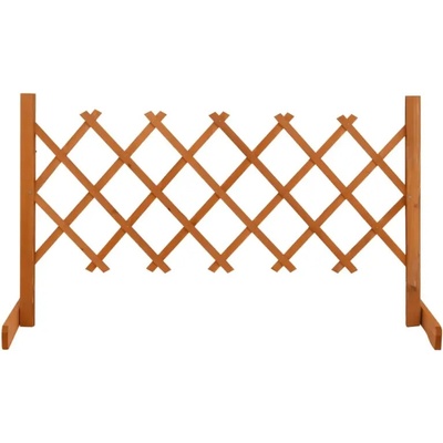 Nabytek XL Zahradní trelážový plot oranžový 120 x 60 cm masivní jedle