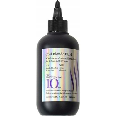 FarmaVita Back Bar Cool Blonde Fluid neutralizující žluté a měděné odlesky 250 ml
