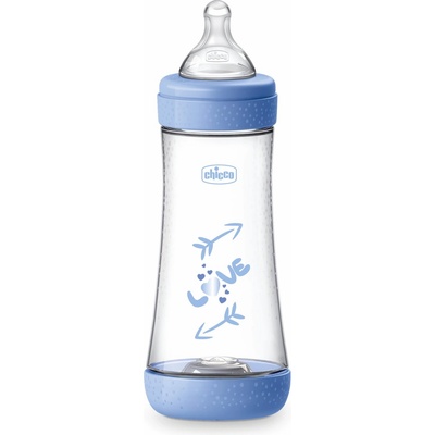 Chicco Шише Chicco - Perfect 5, за момче, 300 ml (N0263)