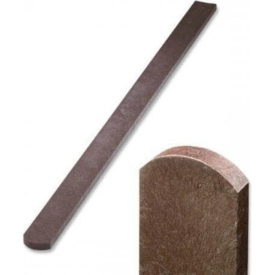Plotovka Recyklátová; 78x21mm; Půlkulatá; Hnědá Výška (mm): 1200