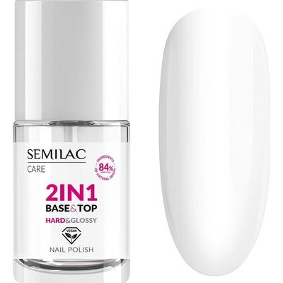 Semilac Base/Top 2v1 pro klasické laky Hard & Glossy 7 ml