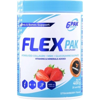 6Pak Nutrition Flex Pak pomaranč 400 g