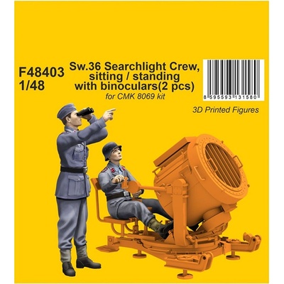 Special Hobby Figurky Sw.36 Searchlight Crew Sitting / Standing with Binoculars 1:48