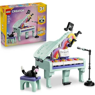 LEGO® Creator 3-in-1 - Music Decor Piano with Cat (31392)