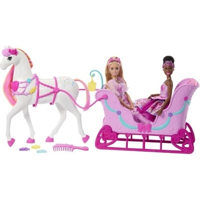 Barbie Luskáčik sane s koňom