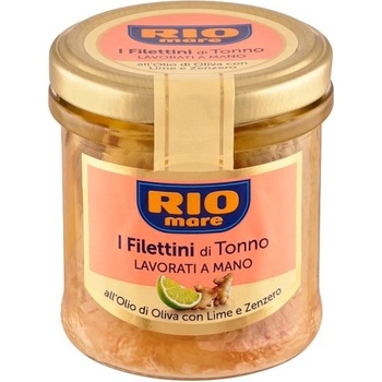 Rio Mare Filé z tuniaka v olivovom oleji so zázvorom a limetovou šťavou 130 g