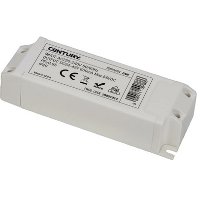 CENTURY LED DRIVER náhradní na 24W IP20 100-240VAC. CEN RDPQA24 – Zboží Mobilmania