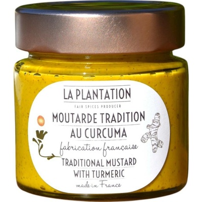 La Plantation Francouzská tradiční hořčice s kambodžskou kurkumou 120 g