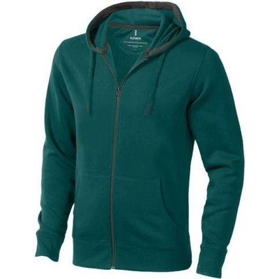 Elevate ARORA Hooded full zip sweater zelená