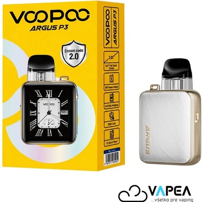 VooPoo Argus P3 Pod 1500mAh 1500mAh Silver Leather