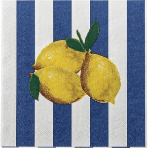 Bloomingville Хартиени салфетки в комплект 20 бр. 33x33 cm Limone - Bloomingville (82063585)