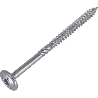 HPM TEC RAPI-TEC SK PLUS 5,0x80/47+R - stavebná skrutka do dreva, polozávit, pozink, tanierová hlava, TORX T25