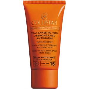 Collistar Anti-Wrinkle Tanning Face Treatment SPF15 Кремове за лице 50ml