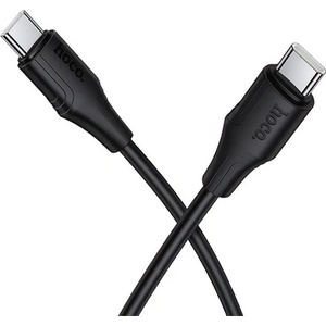 hoco. X124 кабел за данни Type-C - Type-C, 100 см, ЧЕРЕН X124_C_C_B (X124_C_C_B)