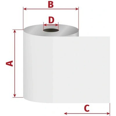 kotúčik 80/200/32 6 D gramáž 100 g/m2 Termo citlivý 287m