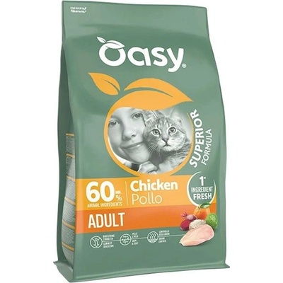 Oasy Cat Superior Adult kuře 1,5 kg