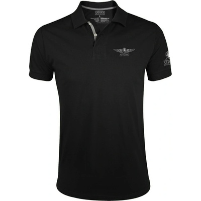 Polokošile Antonio s letadlem STEARMAN PT-17 KAYDET černá