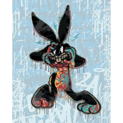 Zuty Bugs bunny graffiti looney tunes 40 x 50 cm vypnuté plátno na rám 8596530201571