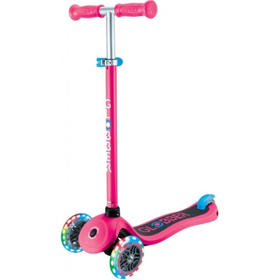 Globber Primo Lights V2 Fuchsia růžová