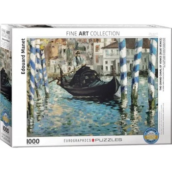 EUROGRAPHICS - Puzzle Manet: The grand Canal of Venice - 1 000 piese