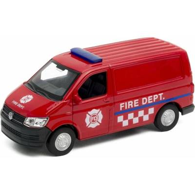 Welly Volkswagen Transporter T6 VAN stříbrná 1:34