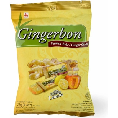 Indonésie Gingerbon - med a citrón 125 g