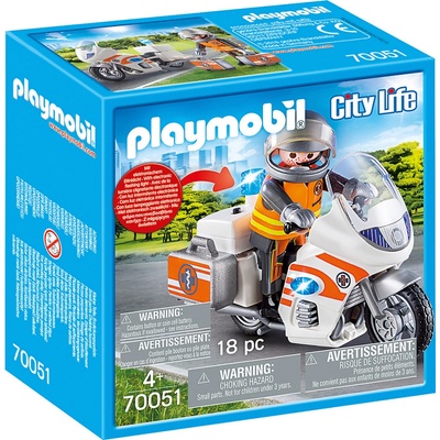 Playmobil 70051 Doktor na motorce