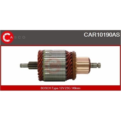 Rotor, štartér CASCO CAR10190AS