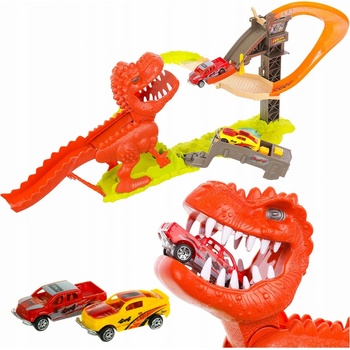 ISO 11666 Dinosauří autodráha a 2 auta