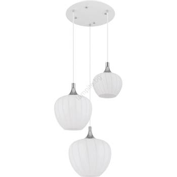 GLOBO 15548-3HW - Пендел MAXY 3xE27/40W/230V бял (GL7962)