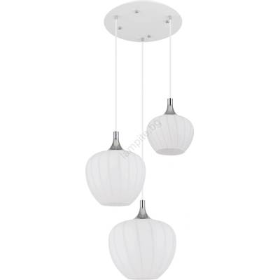 GLOBO 15548-3HW - Пендел MAXY 3xE27/40W/230V бял (GL7962)