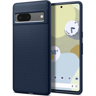 Spigen Противоударен Калъф за Google Pixel 7, Spigen Liquid Air Case, Син (ACS04697)