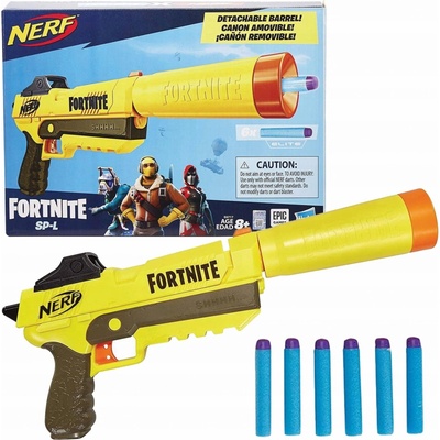 Nerf Fortnine SP-L pištoľ na penové náboje + 6 nábojov