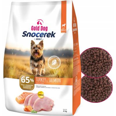 Gold Dog Snocerek malá plemena krůta & losos & zelenina 4 kg