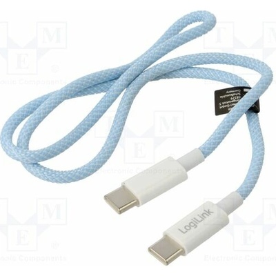 Logilink CU0349 USB 2.0 USB C vidlice z obou stran 500mm modrý