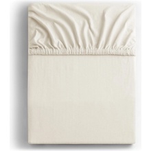 DecoKing Krémové napínací prostěradlo jersey Amber 240x200