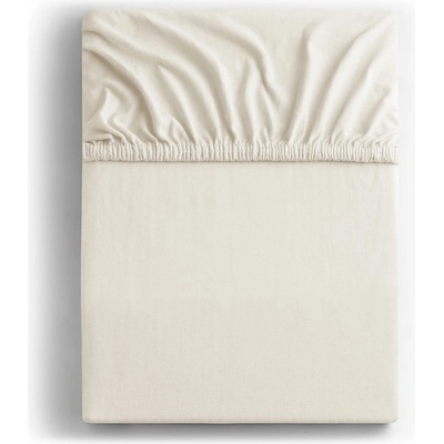 DecoKing Krémové napínací prostěradlo jersey Amber 240x200