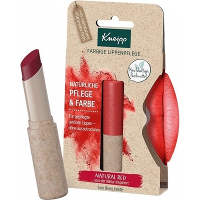 Kneipp Natural Care & Color tónovací balzam na pery Natural Red 3,5 g