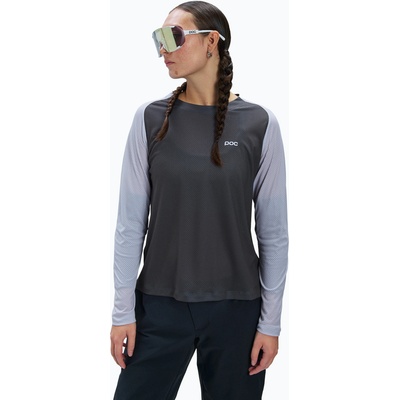 POC Дамска блуза с дълъг ръкав за колоездене POC Motion Air granite grey