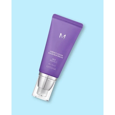 Missha BB krém na tvár M Perfect Cover Serum BB Cream No.27 Honey Beige 20 ml