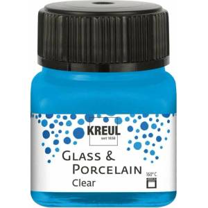 Kreul Clear Боя за стъкло и порцелан Water Blue 20 ml 1 бр (<![CDATA[16296]]>)