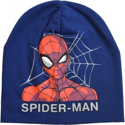 Setino Chlapčenská bavlnená čiapka Spider man tmavo modrá