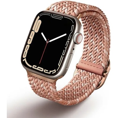 UNIQ UNIQ Aspen каишка за Apple Watch 4/5/6/7/SE 40/41mm, плетена, цитрусово розов (UNIQ576CITPNK)