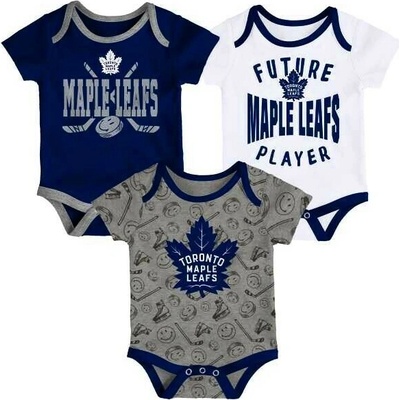 Dětské body Fanatics Slam Dunk 3Piece Creeper Set Toronto Maple Leafs