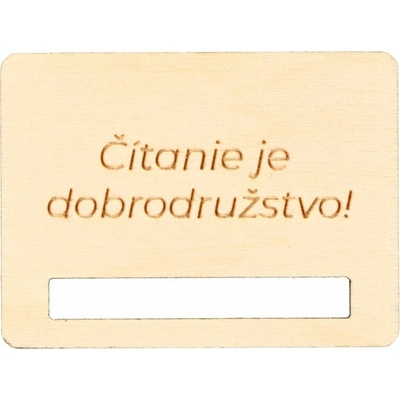 Natana macrame záložka do knihy Dobrodružstvo 4 x 3cm